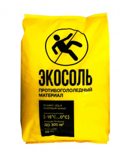 Антигололед Экосоль 20 кг