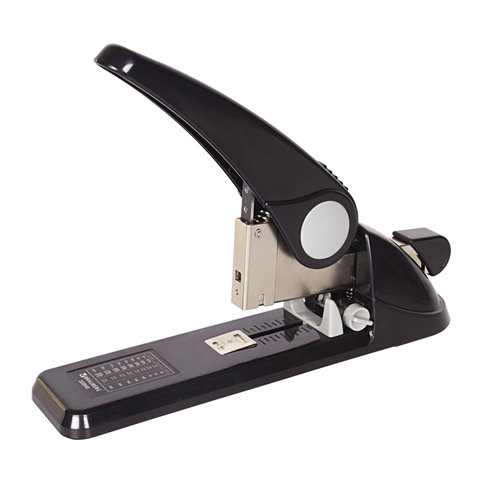 Степлер Мощный №24/6-23/24 Brauberg до 200 листов черный