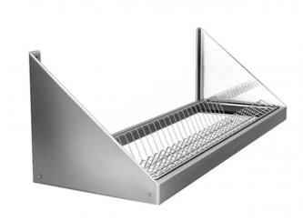 Полка настенная для сушки посуды на 28 тарелок