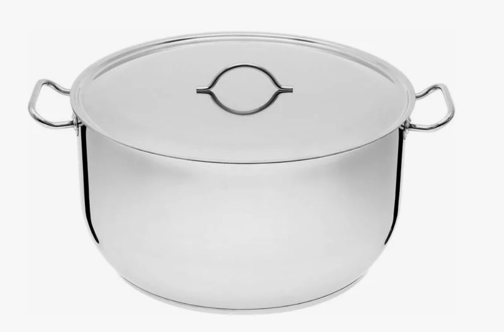 Кастрюля нержавеющая сталь 35л Амет цельнотянутая