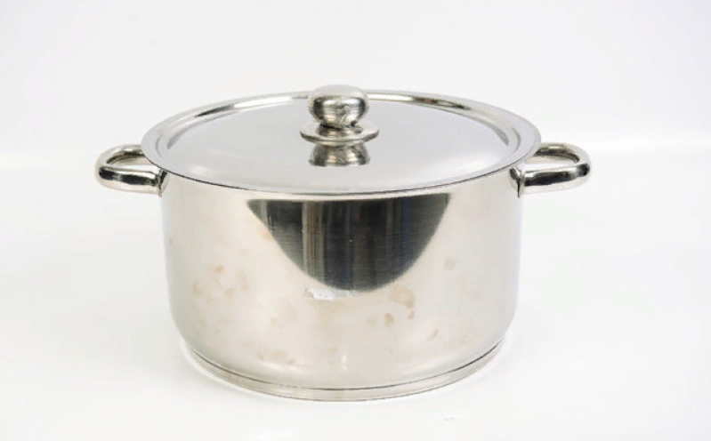 Кастрюля нержавеющая сталь 9л Амет цельнотянутая с ТРС-3