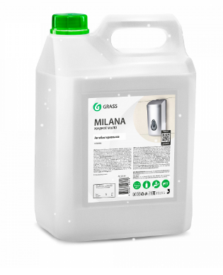 Мыло жидкое-крем 5л Milana Антибактериальное 1/4