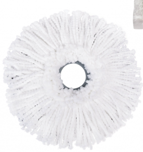 Насадка МОП круглая для швабры , крепление кольцо, микрофибра, d-16 см