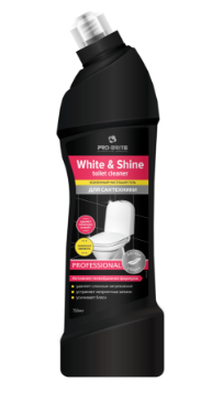 Чистящее средство для сантехники White & Shine Toilet Cleaner Лимонная свежесть 750мл pro-brite