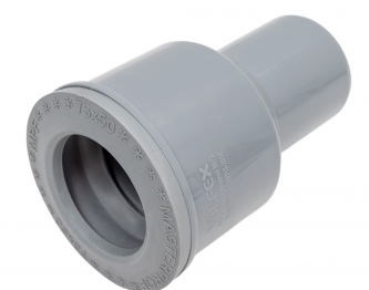 Переход с чугуна на пластик 50х75 для канилизации с манжетой