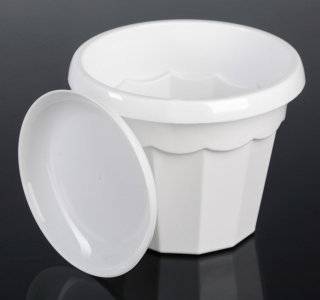 Горшок для цветов с поддоном Доляна Эрика 1,8л