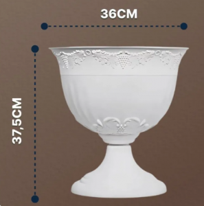 Вазон уличныйдля цветом пластмассовый, объем 5л