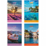 Блокнот А5 на скрепке 80 листов клетка