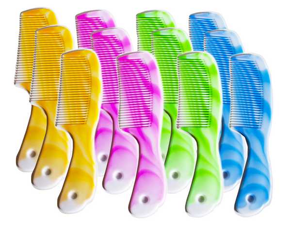 Расческа пластиковая, с ручкой, 19см