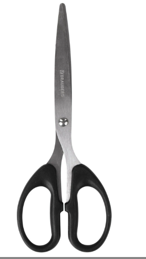 Ножницы BRAUBERG "Classic", 185 мм, классической формы
