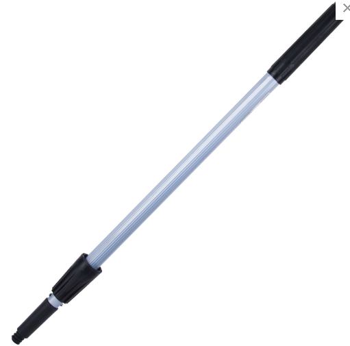 Черенок для стекломойки телескопическая 120 см, алюминий, стяжка