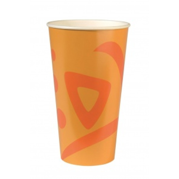 Стакан бумажный однослойный ХУХТАМАКИ 500мл 1/50/1000