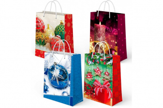 Пакет бумажный ламинированный S микс №1 1/12