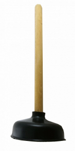 Вантуз резиновый с деревянной ручкой