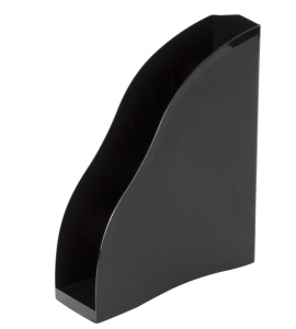 Лоток вертикальный для бумаг STAFF "Profit", 270х100х250 мм, сетчатый, полипропилен, черный