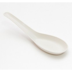 Ложка японская суповая кукурузный крахмал 120мм 1/100