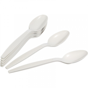 Ложка большая кукурузный крахмал 170мм 50штук