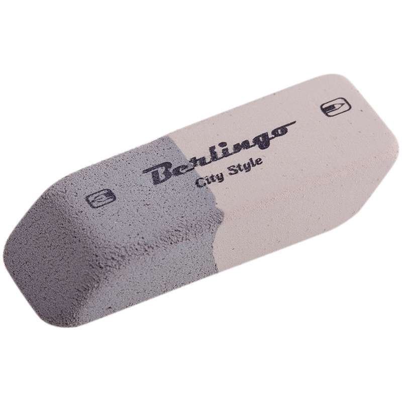 Ластик Berlingo прямоугольный натуральный каучук 32*18*8мм