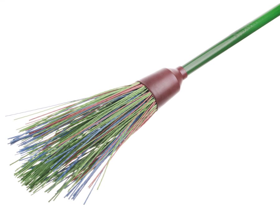 Метла полипропиленовая круглая с черенком