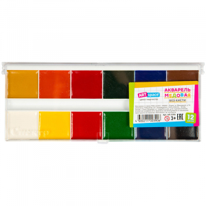 Акварель 12цв Каляка-Маляка АМККМ12