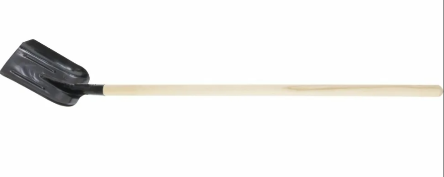 Лопата совковая ЛСП с ребрами жесткости с черенком (Ав)