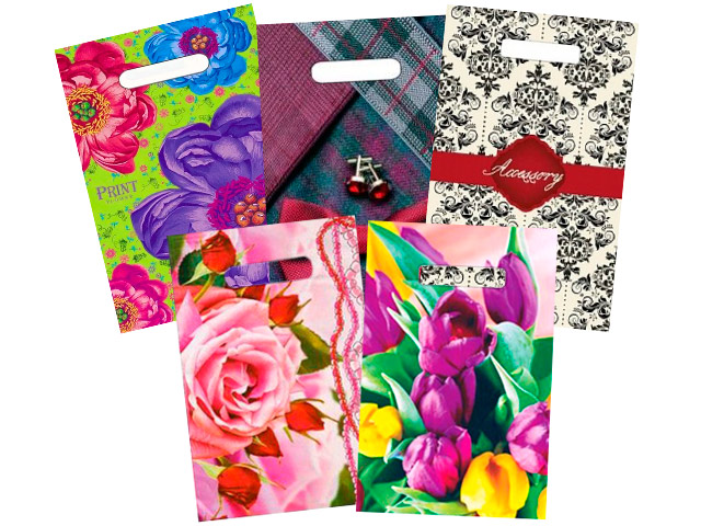 Пакет с прорубной ручкой 38*42 1/50