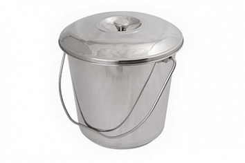 Ведро нержавеющая сталь 12л с/к с меркой