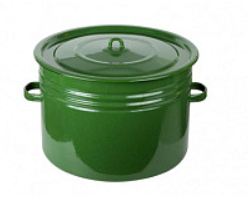 Бак эмалированный 32л без рисунка