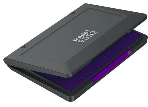 Штемпельная подушка TRODAT, 110x70 мм, фиолетовая краска, 9052ф