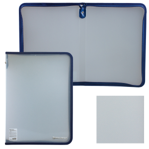 Папка на молнии пластиковая А4