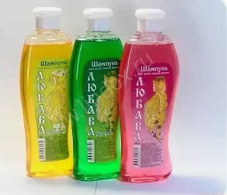 Шампунь 1л Любава в ассортименте 1/12