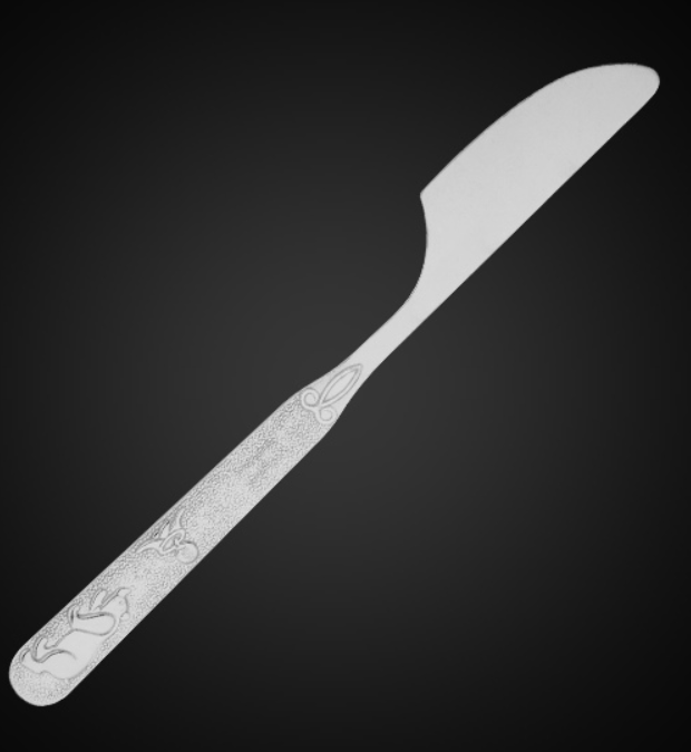 Нож столовый нержавеющая сталь Колобок детский