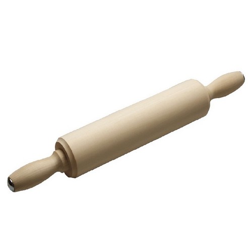 Скалка береза L-500 d-68мм 2 кр.ручки