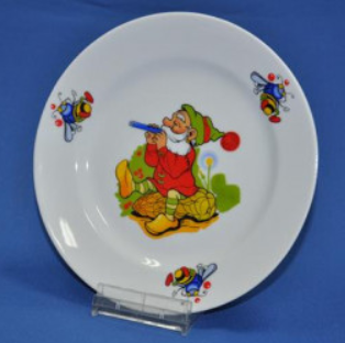 Тарелка мелкая 175мм фарфор с детским рисунком