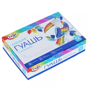 Гуашь 12цв Гамма