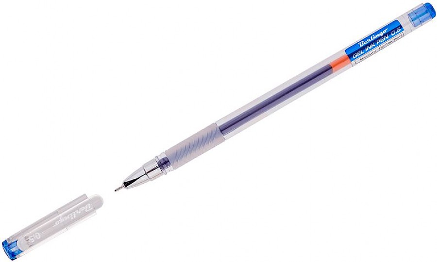 Ручка гелевая синяя 0,5мм Berlingo Standard