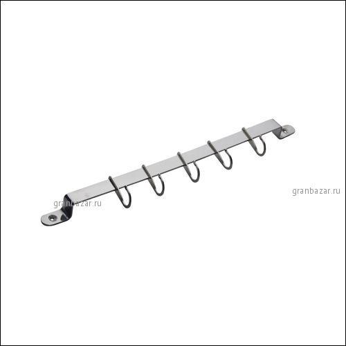 Держатель нержавеющая сталь для кухонного инвентаря с крючками