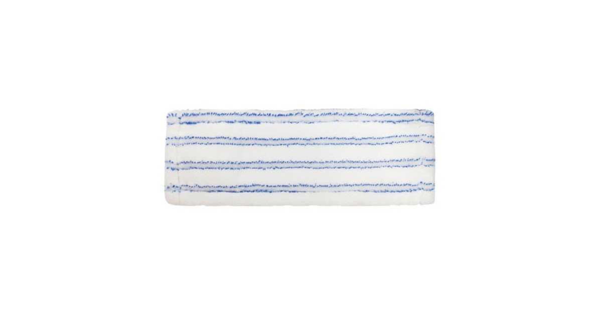 Насадка МОП плоский-микрофибра цв полоса 40см липучка