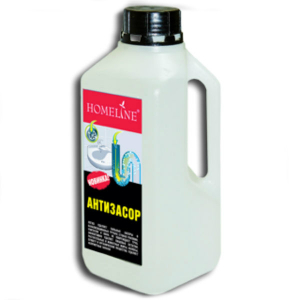 Средство для прочистки канализационных труб 1л Антизасор