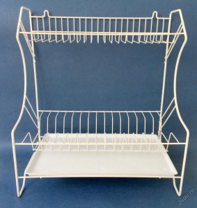 Сушилка для посуды крашеная белая