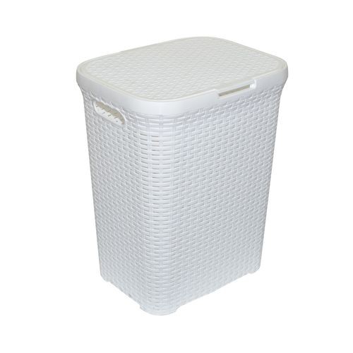 Корзина для белья 60л пластмассовая