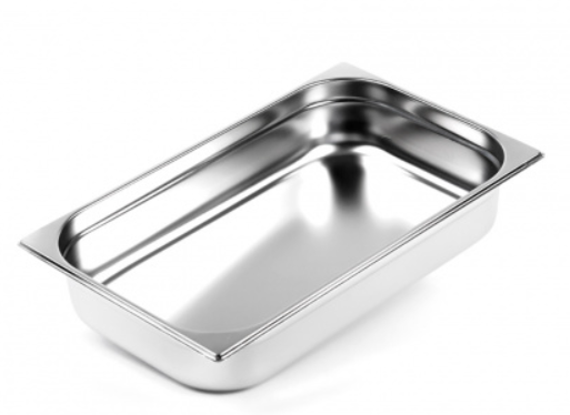 Гастроемкость из нержавеющей стали 530х325х100 мм без крышки Luxstahl