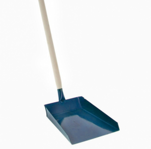 Совок  для мусора металлический с деревянной ручкой