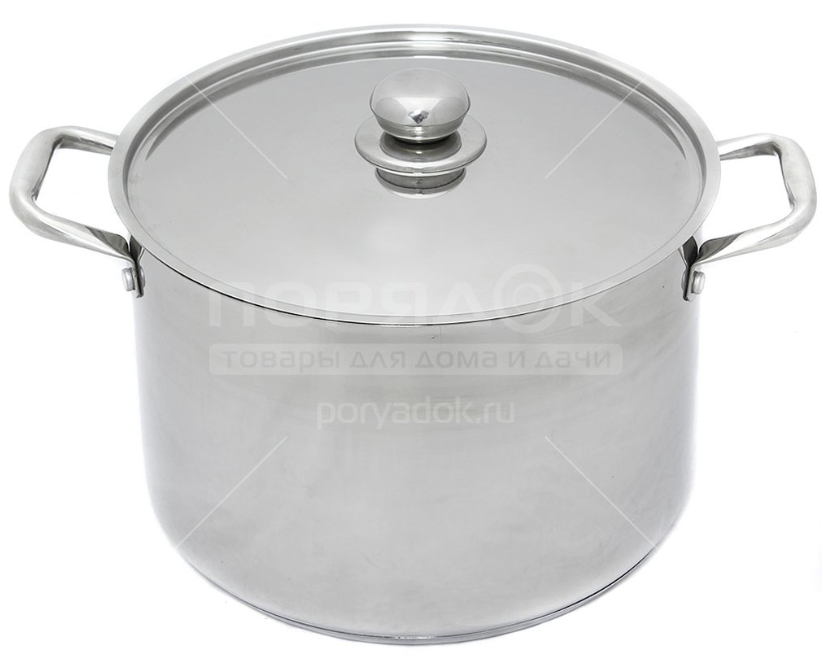 Кастрюля нержавеющая сталь 12л Титан KT-G-00212 Катунь