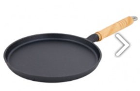 Сковорода блинная чугунная 25см TM MY REAL IRON COOK