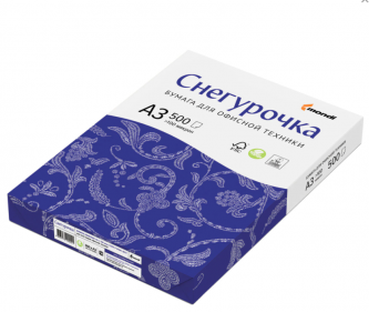 Бумага офисная СНЕГУРОЧКА,  (297х420), А3, 80 г/м2, 500 л.