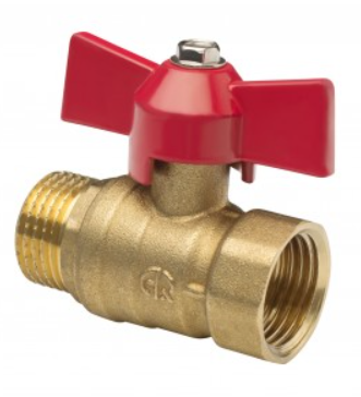 Кран шаровый 15(1/2)г/Ш бабочка