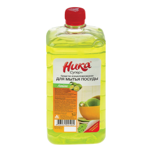 Средство для мытья посуды 1л НИКА-СУПЕР лимон